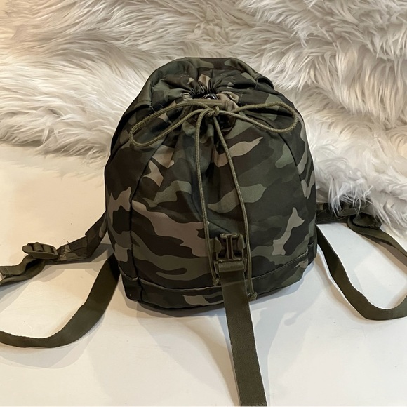 PINK by VS | Army Green Camo Mini Backpack main image 5